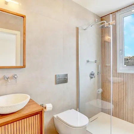 Villa Linos Heated Pool - 2 Min Walk